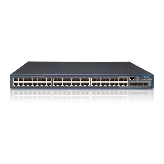 3Com Switch 4800G PWR 48-Portd Configuration Manual