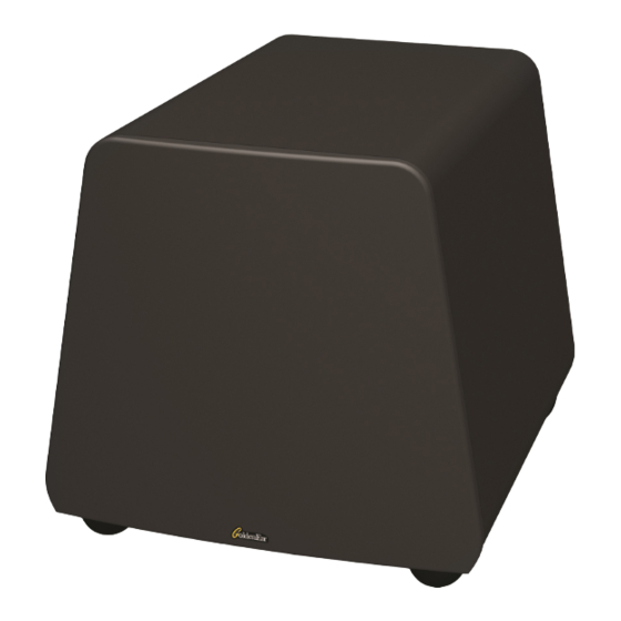 GoldenEar Technology ForceField 3 Owner's Manual
