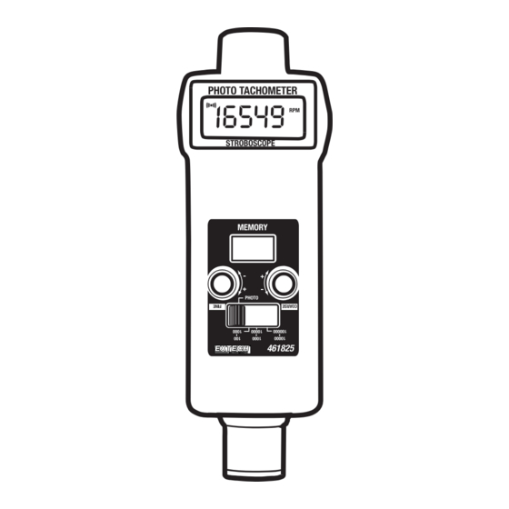 Extech Instruments 461825 User Manual