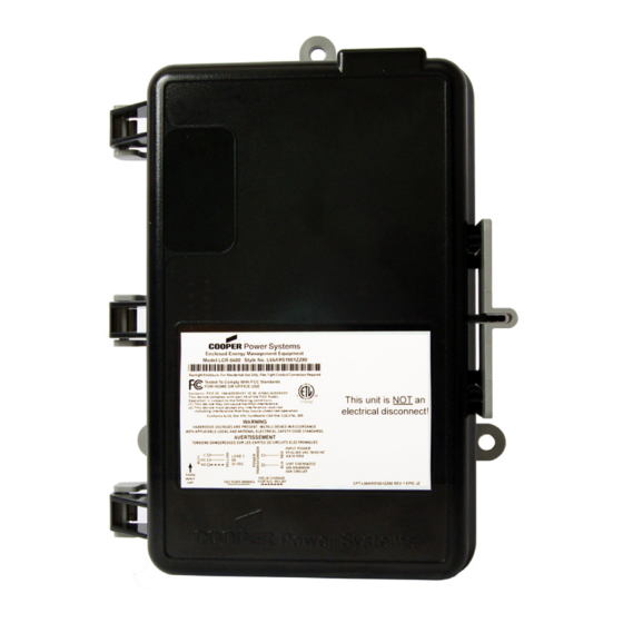 Eaton Cooper Power System LCR 6600 RFN Instructional Leaflet