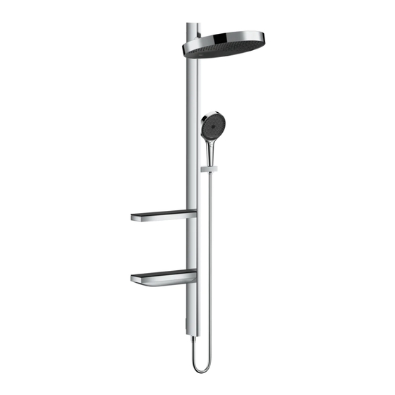 Hans Grohe Rainfinity Showerpipe 360 1jet 26842 Series Instructions For Use/Assembly Instructions