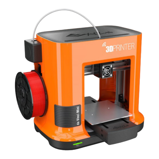 XYZ Printing da Vinci Mini Series Release Notes