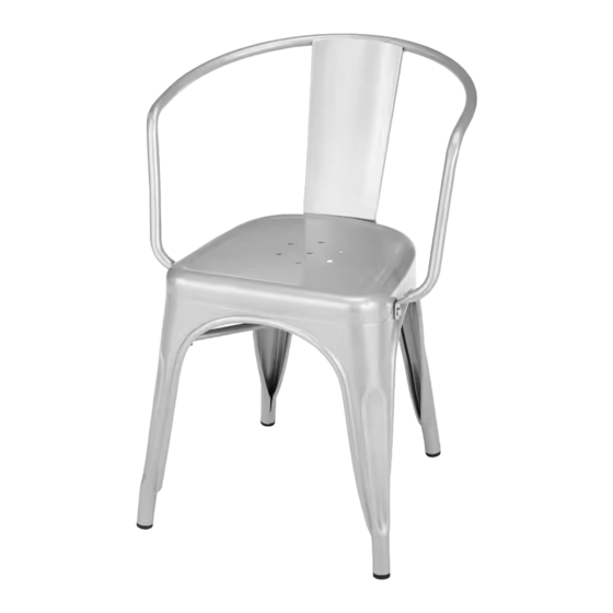 User Manuals: Canvas 068-7544-4 Cafe Chair Assembly