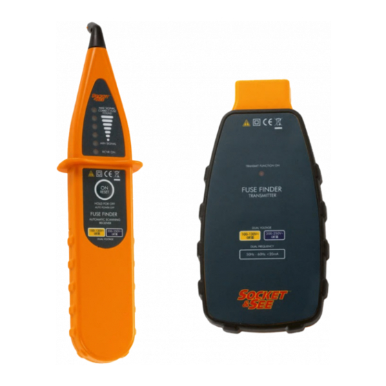 Socket & See FFCB 100 Instruction Manual & Specification