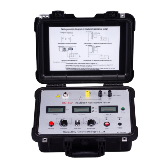 HVTest GM-5kV Manuals