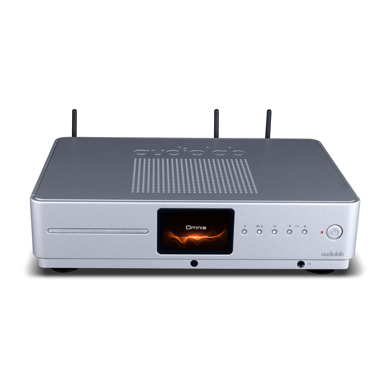 Audiolab Omnia User Manual
