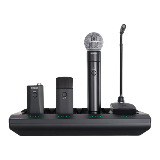 Shure Microflex MXW6/O-Z10 Manual