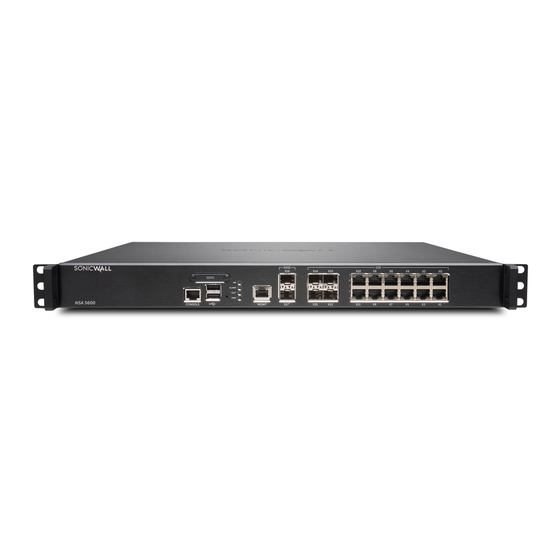 Dell SonicWALL NSA 3600 Getting Started Manual