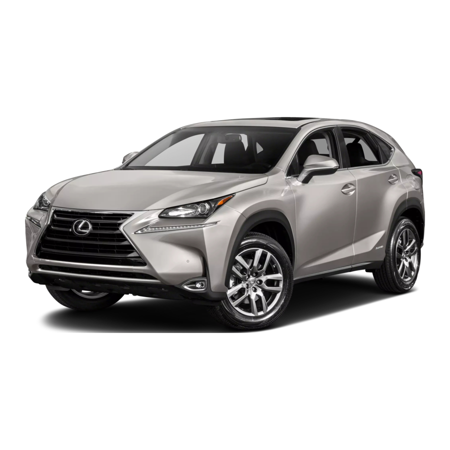 Lexus NX 2015 Series, NX 2016 Series Manual