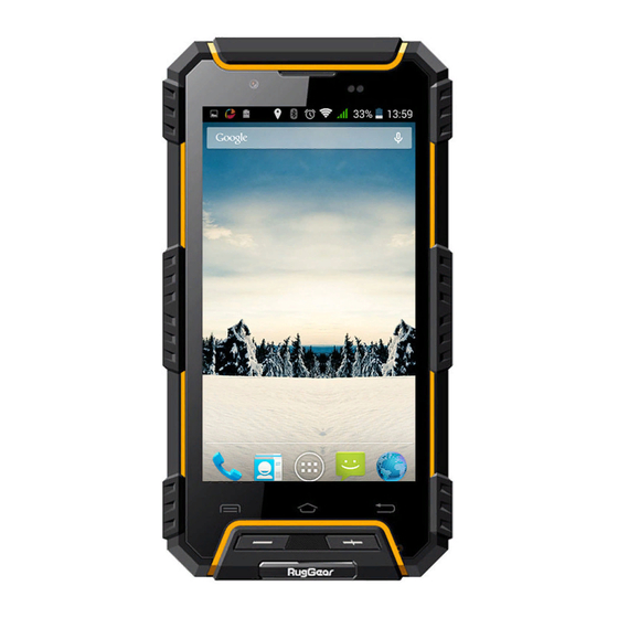 RugGear RG702 Quick Start Manual