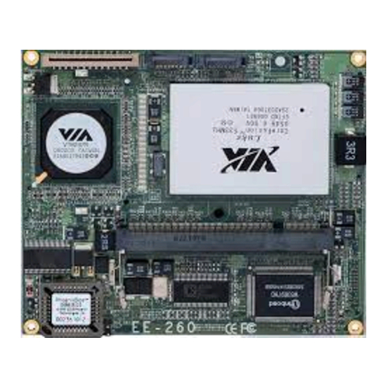 User Manuals: Commell EE-260 ETX CPU Module