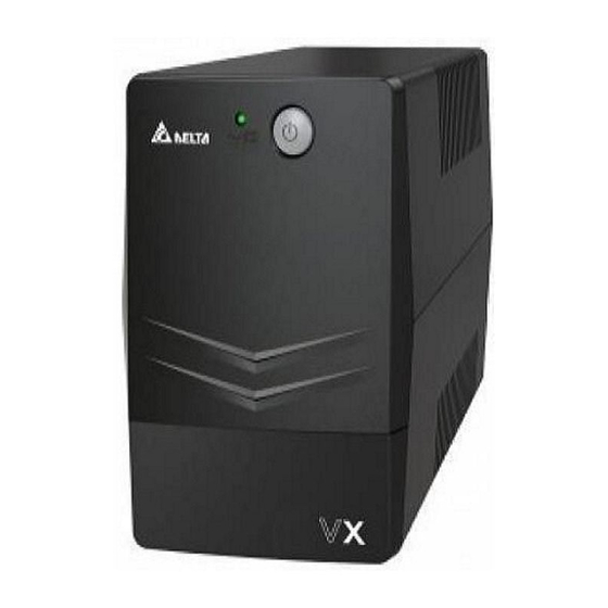 DELTA VX 600VA INSTALLATION & OPERATION MANUAL Pdf Download | ManualsLib