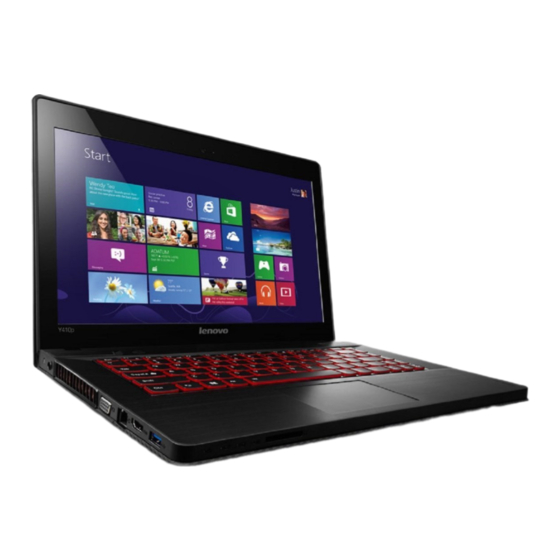 User Manuals: Lenovo IdeaPad Y510p Laptop