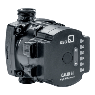 KSB Calio SI Series Installation & Operating Manual