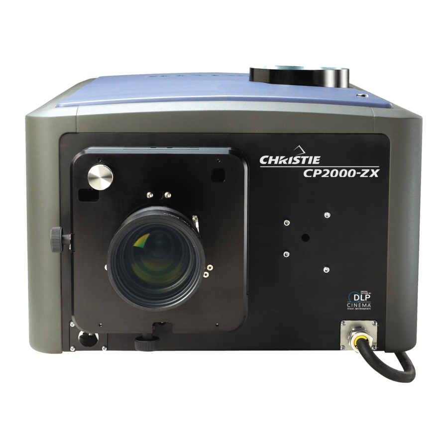 Christie CP2000-ZX Manuals
