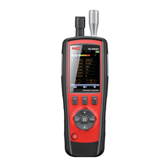 RS PRO RS-9883M Instruction Manual