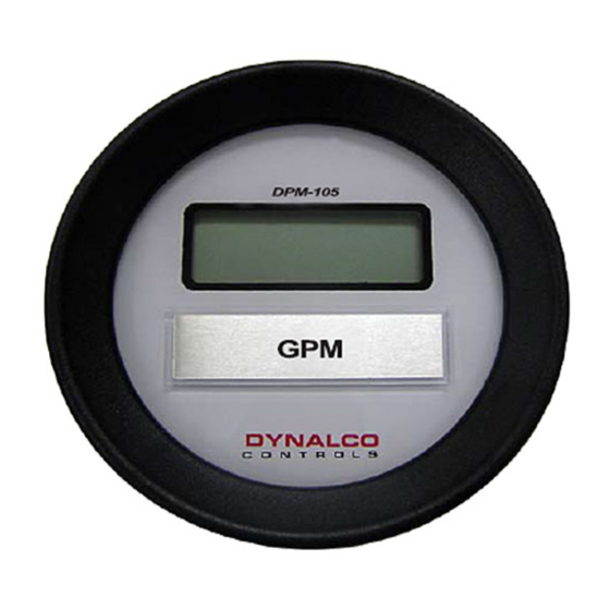 Dynalco DPM-105 Installation And Calibration