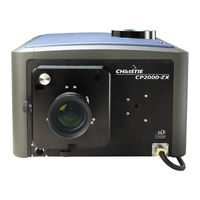 Christie CP2000-ZX Setup Manual