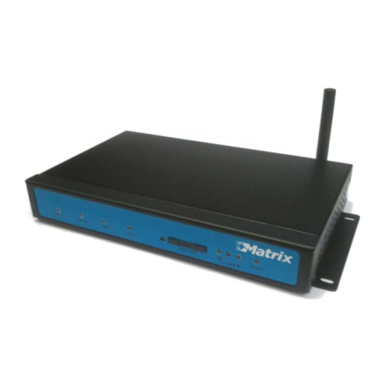 Matrix MTX-ROUTER GPRS User Manual