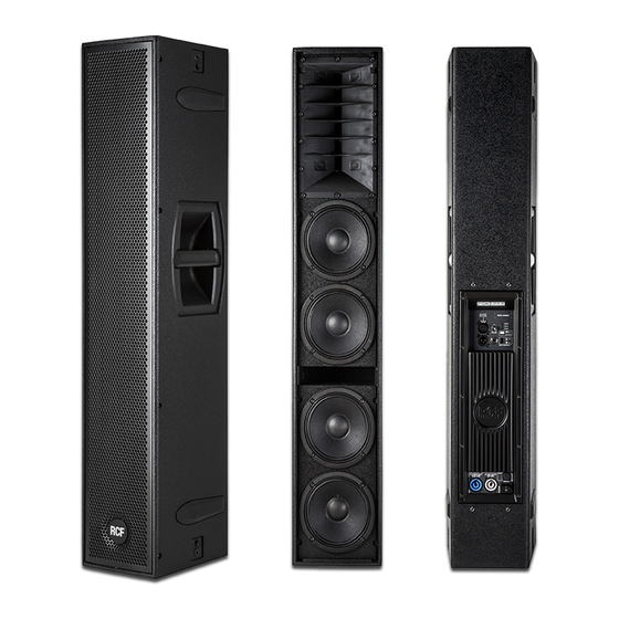 RCF NX L24-A NX Series Owner's Manual