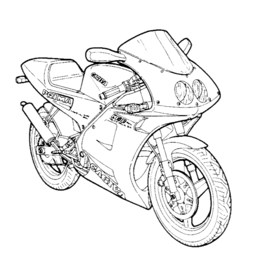 Cagiva Prima 75 Owner's Manual