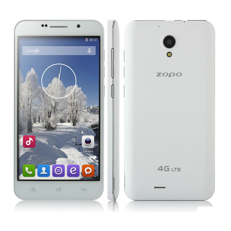 Zopo ZP320 Quick Manual