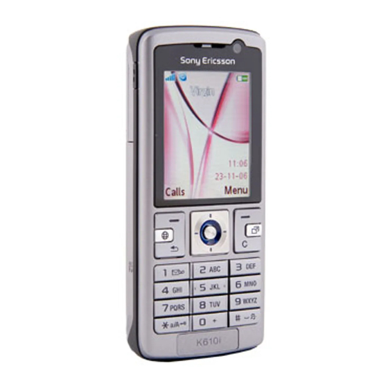 Sony Ericsson K610i User Manual