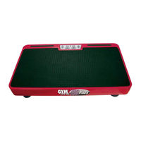 GYMFORM VIBRO MAX PLUS Instruction Manual