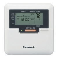 Panasonic CZ-RD516C-1 Installation Manual