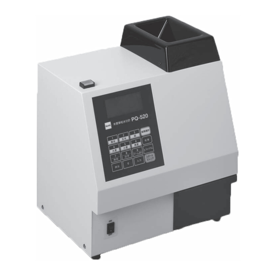 Kett PQ-520 Operating Manual