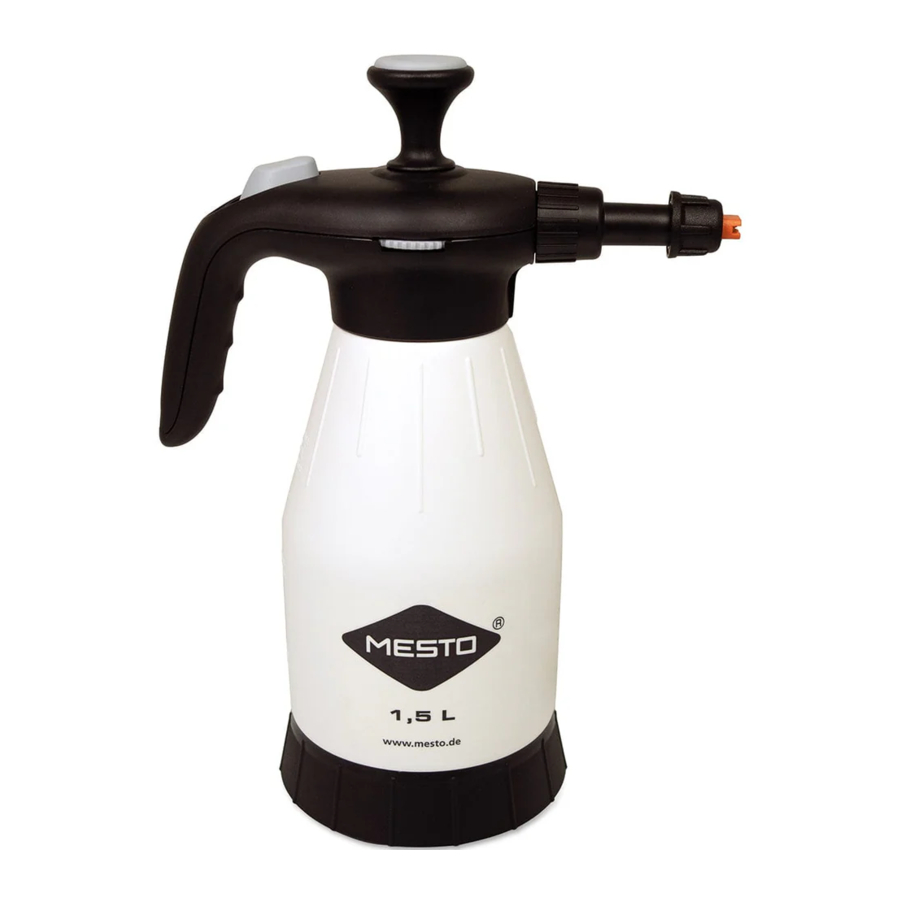 Mesto 3132 Series - Spraying Equipment Manual