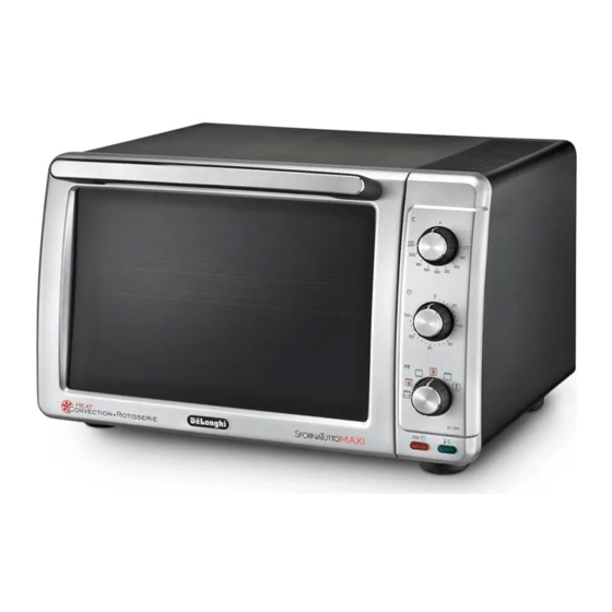 DeLonghi ELECTRIC OVEN Instructions For Use Manual
