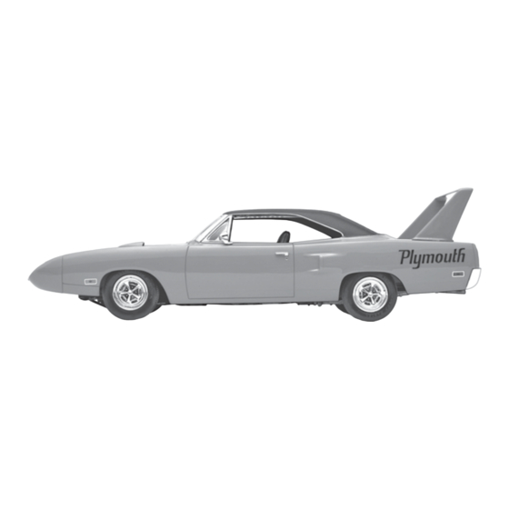 REVELL 1970 PLYMOUTH SUPERBIRD Manual