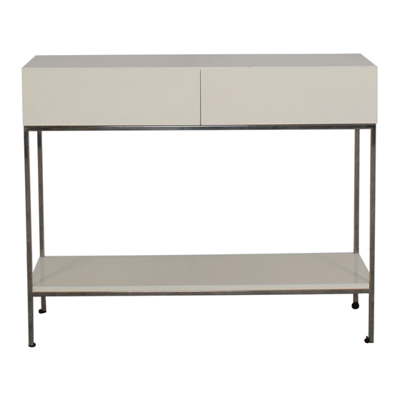 West Elm Storage Console 2902203 Assembly Instructions