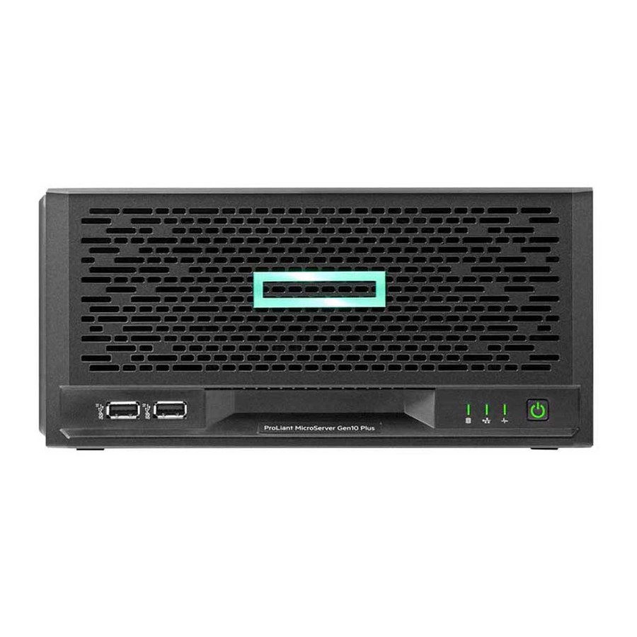 HPE ProLiant MicroServer Gen10 Plus Product End-Of-Life Disassembly Instructions