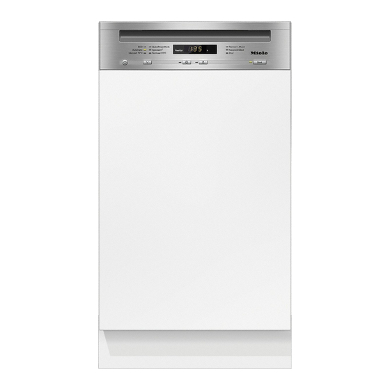 Miele G4720 Operating Instructions Manual