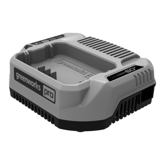 GreenWorks Pro Ultrapower CAC801 Operator's Manual
