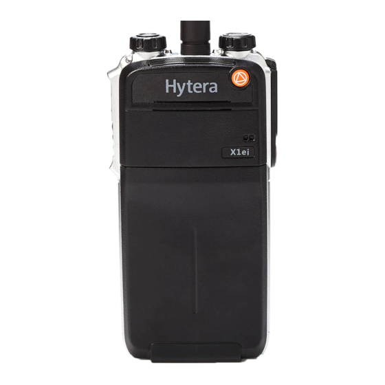 Hytera X1e Owner's Manual