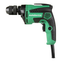 Metabo Hpt D 10VH2 Safety Instructions And Instruction Manual