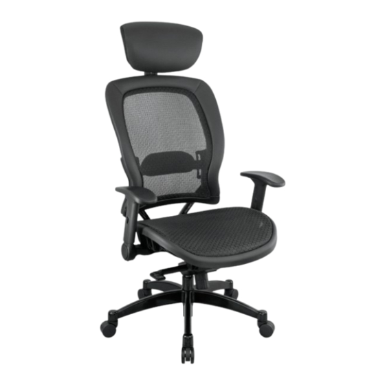 Office Star Products Space Seating 2787R Operating Instructions