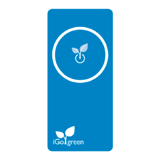 Igo LAPTOP TRAVEL CHARGER  GREEN Quick Manual