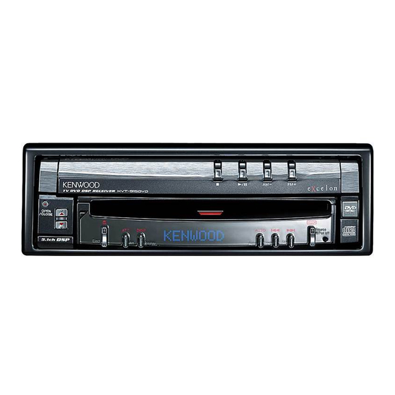 Kenwood KVT-915DVD Instruction Manual