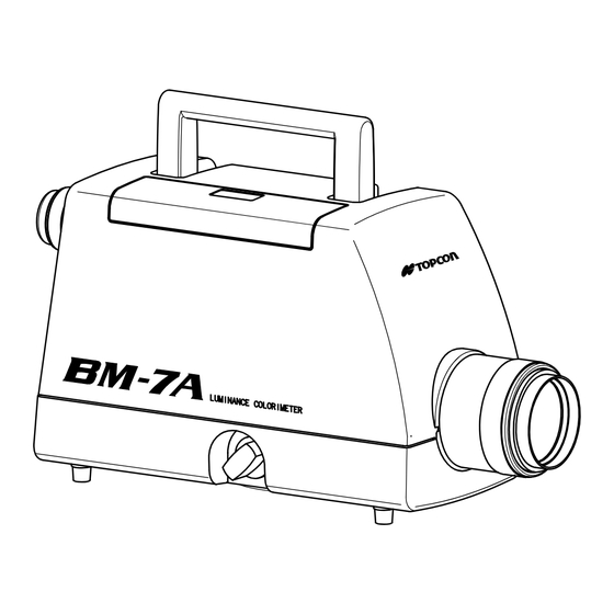Topcon BM-7A Manuals | ManualsLib Topcon BM-7A Manuals | ManualsLib
