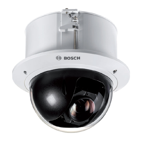 Bosch AUTODOME IP starlight 5000i NDP?5512?Z30C Manuals