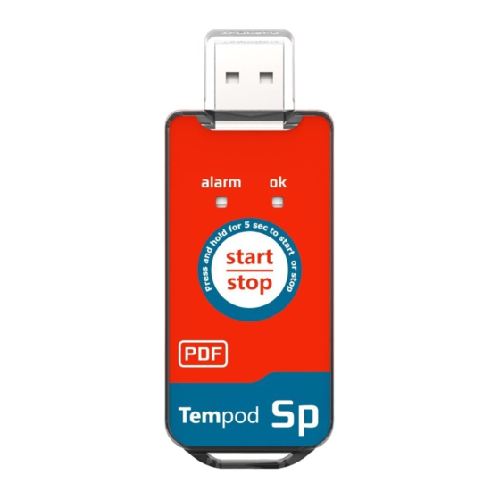 TempSen Tempod Quick Manual