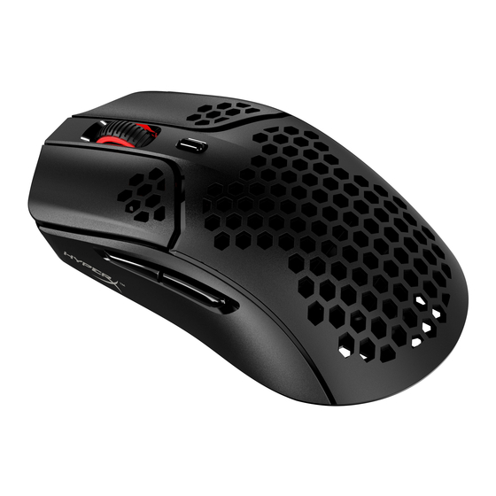 HyperX Pulsefire Haste Wireless Quick Start Manual
