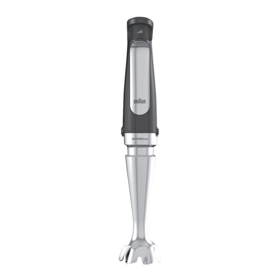 Braun MultiQuick 7 MQ7075X Manual