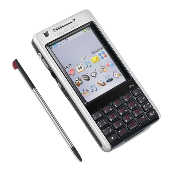 Sony Ericsson P1i User Manual