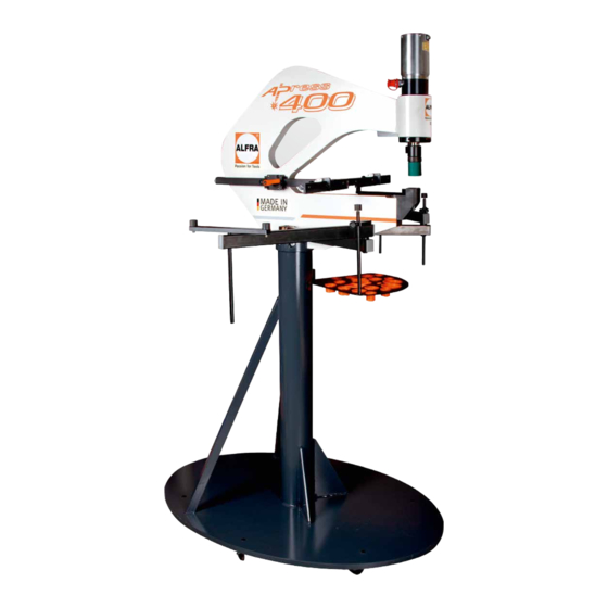 ALFRA PRESS AP 400 Operation Manual