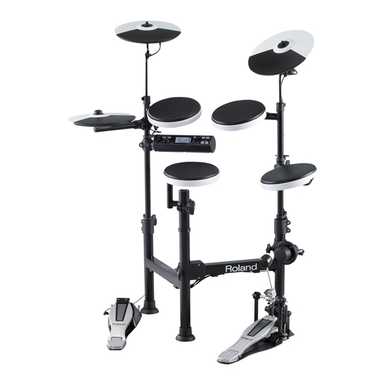 Roland TD-4KP Setup Manual